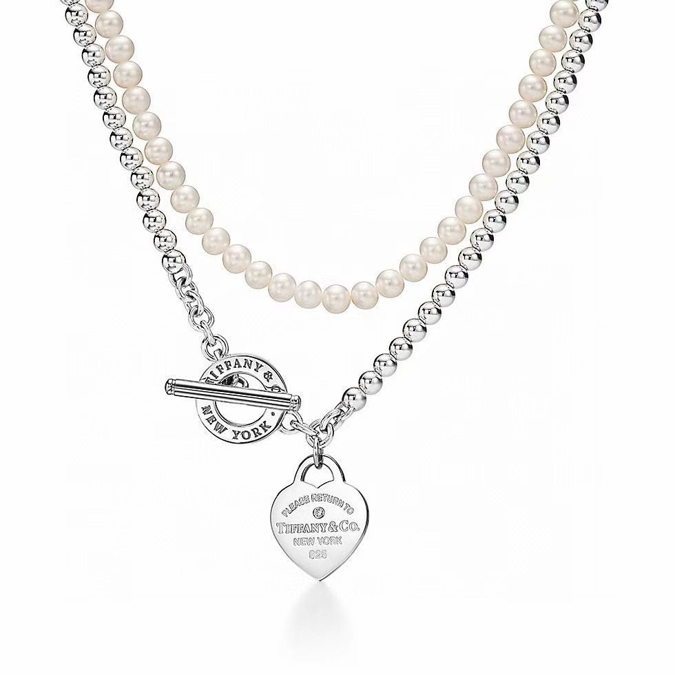 [Aura Jewels] Double-clasp Pearl Necklace、Bracelet