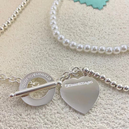 [Aura Jewels] Double-clasp Pearl Necklace、Bracelet
