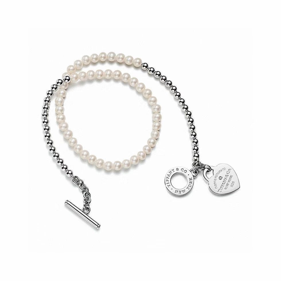 [Aura Jewels] Double-clasp Pearl Necklace、Bracelet