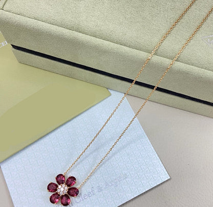 [Aura Jewels] flower necklace
