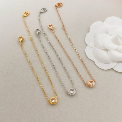 [Aura Jewels] UFO Series Single Diamond Bracelet