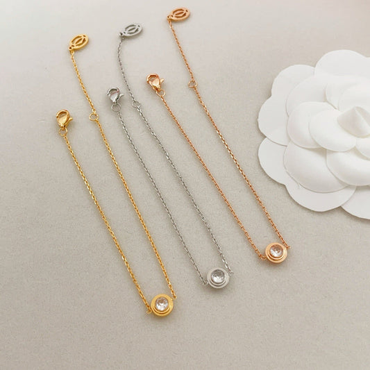 [Aura Jewels] UFO Series Single Diamond Bracelet