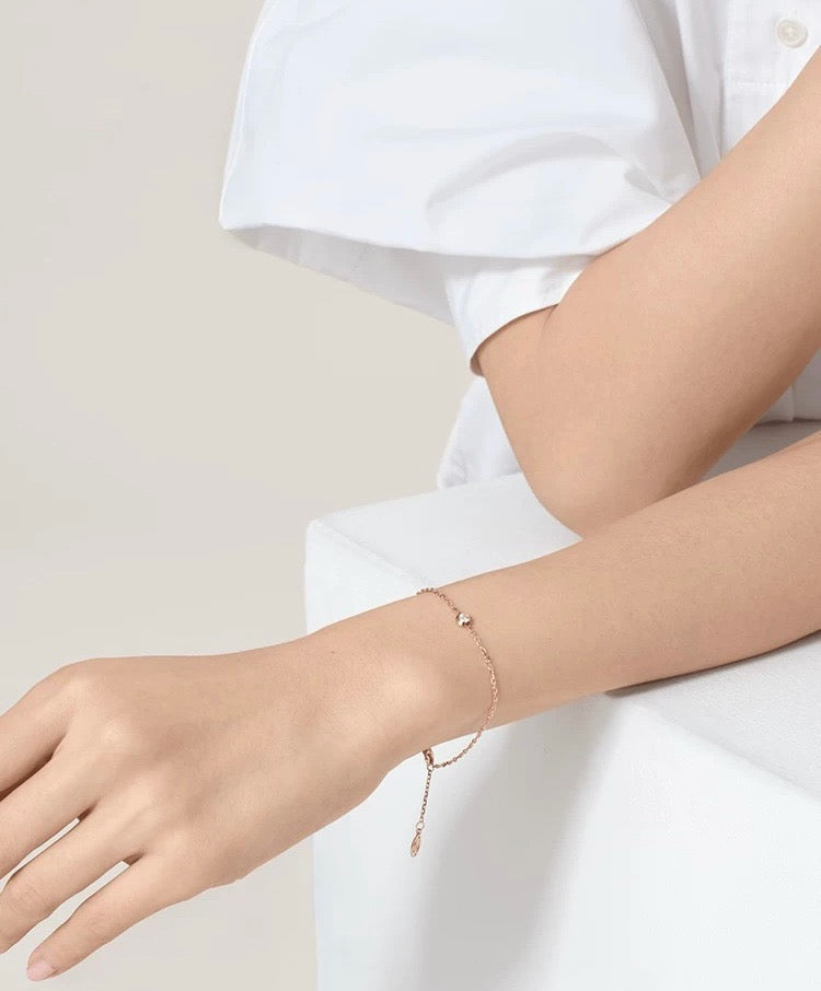 [Aura Jewels] UFO Series Single Diamond Bracelet