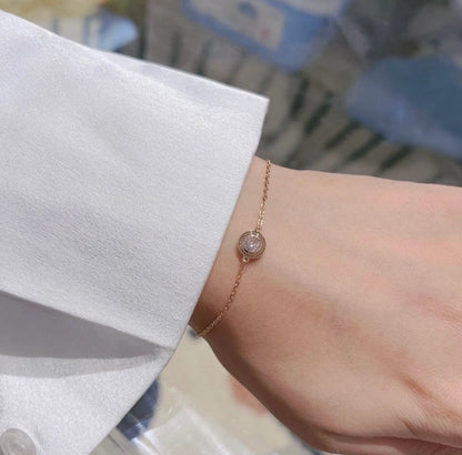 [Aura Jewels] UFO Series Single Diamond Bracelet