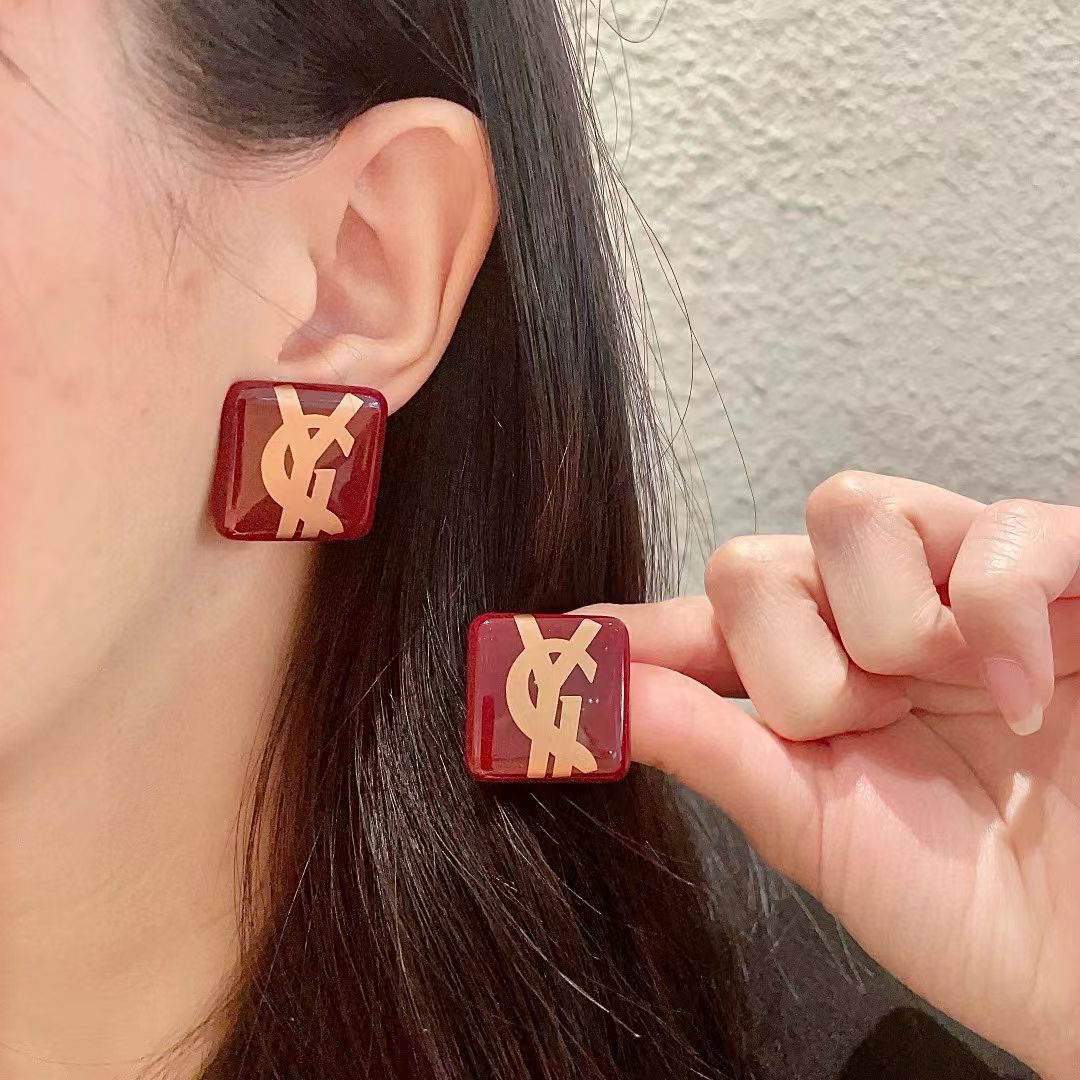 [Aura Jewels]Classic Letter Earrings