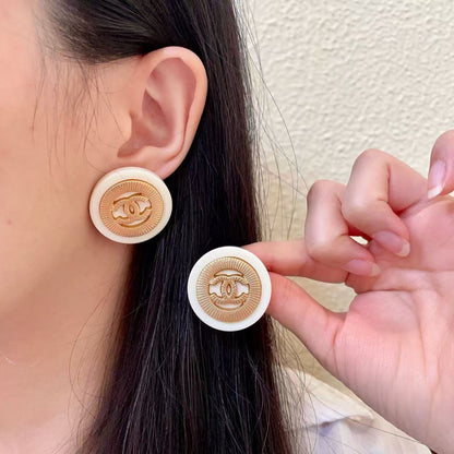 [Aura Jewels]Classic Double C Earrings
