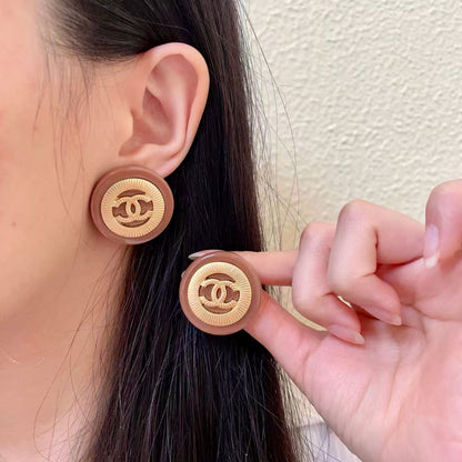 [Aura Jewels]Classic Double C Earrings