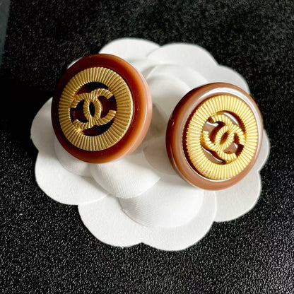 [Aura Jewels]Classic Double C Earrings