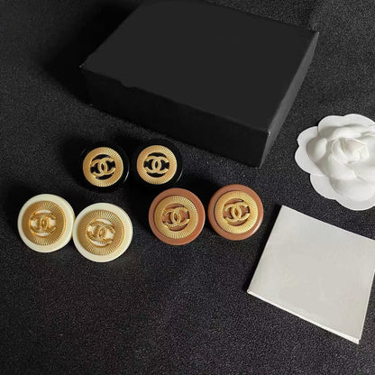 [Aura Jewels]Classic Double C Earrings