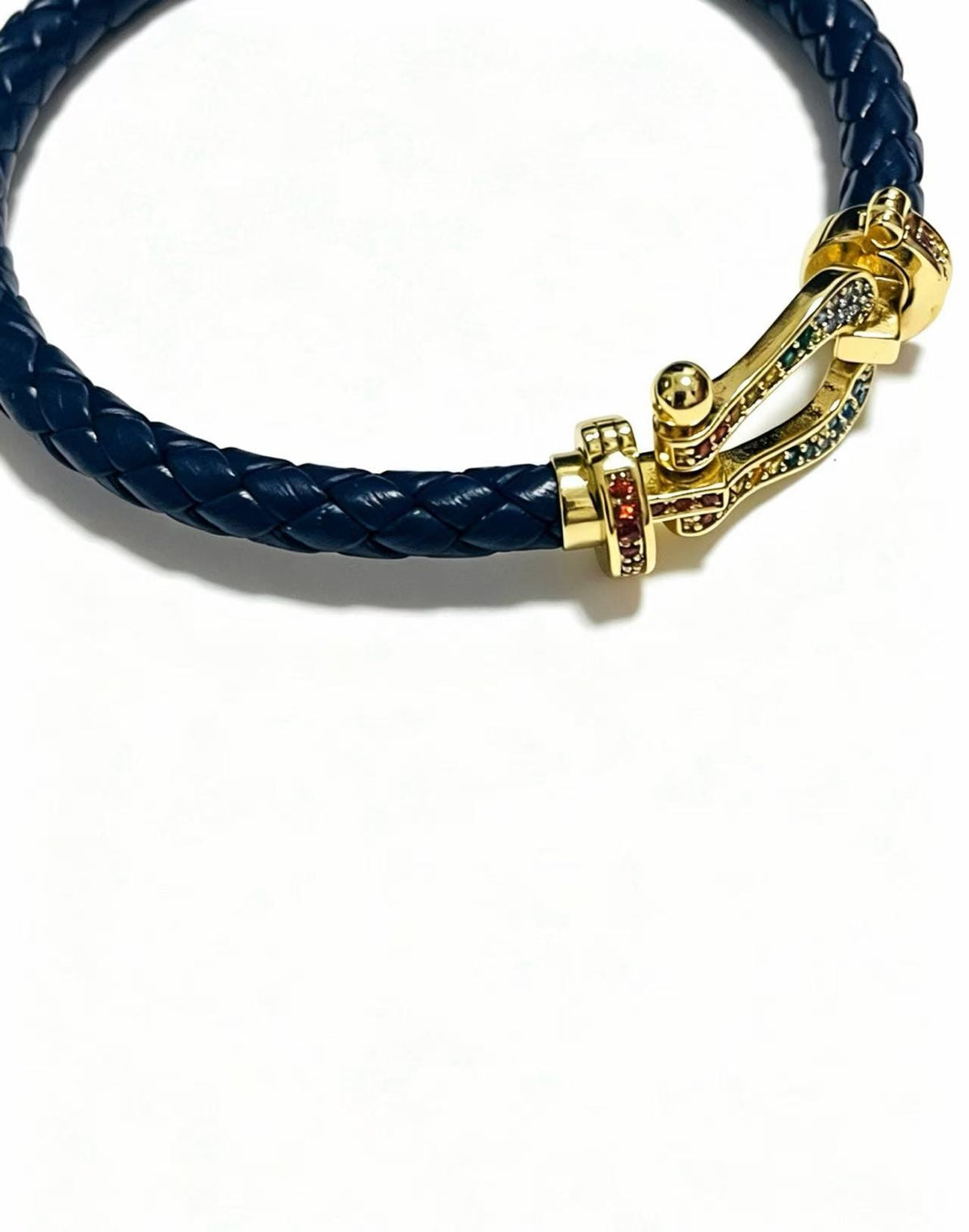 ¡®Aura Jewels2026 New Horseshoe Buckle Leather Couple Bracelet