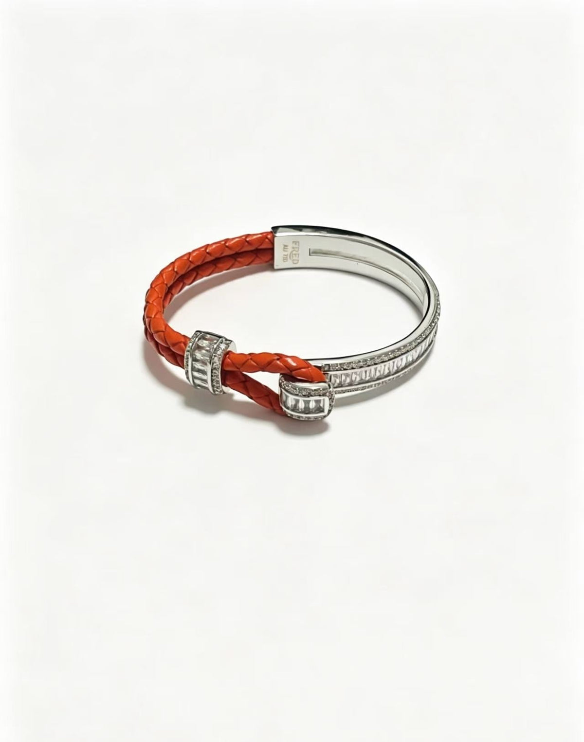 ¡®Aura Jewels2026 New Half-Diamond Horseshoe Buckle Bangle