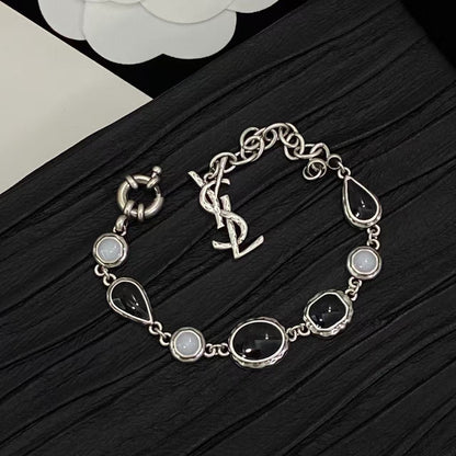 ¡®Aura JewelsCabochon Stone Bracelet