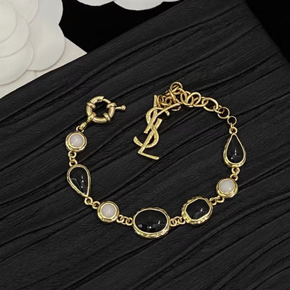 ¡®Aura JewelsCabochon Stone Bracelet