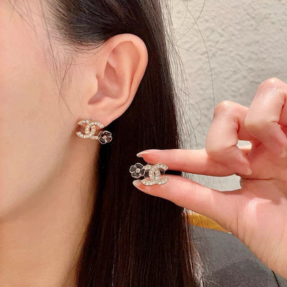 [Aura Jewels]Mini Camellia Stud Earrings