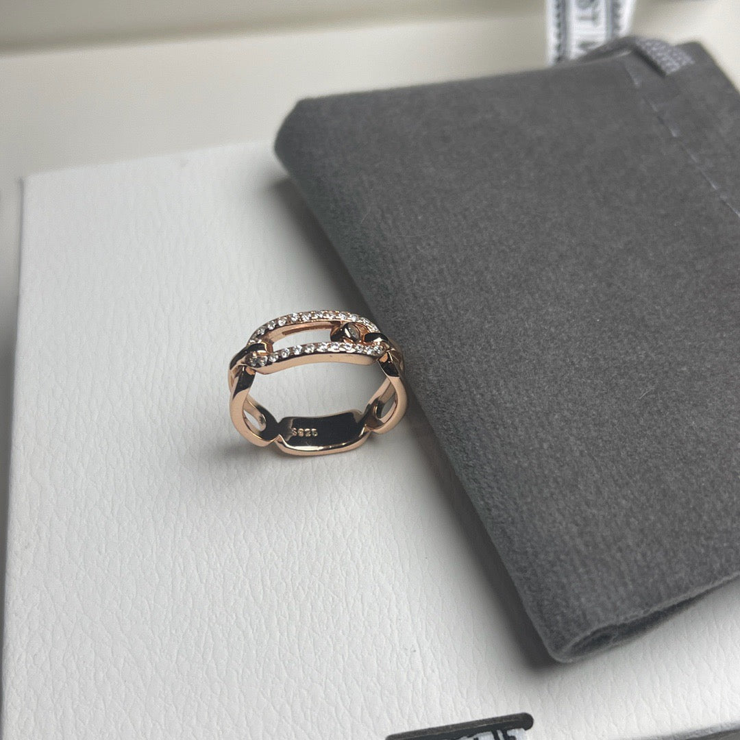 [Aura Jewels]Sliding Single Diamond Ring