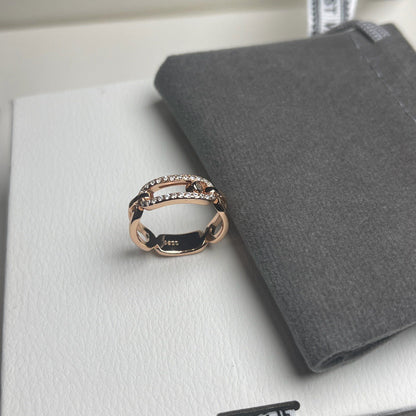 [Aura Jewels]Sliding Single Diamond Ring