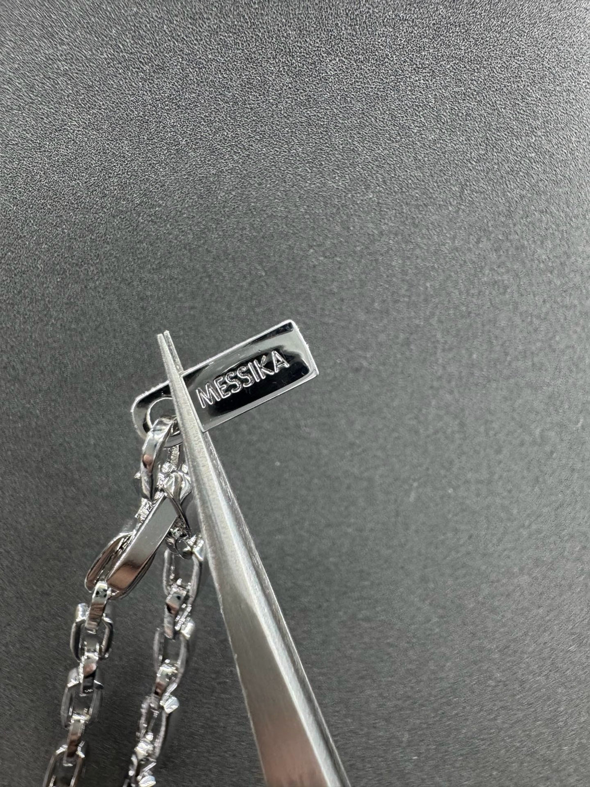 [Aura Jewels] Move Link Pave Diamond Chain Necklace