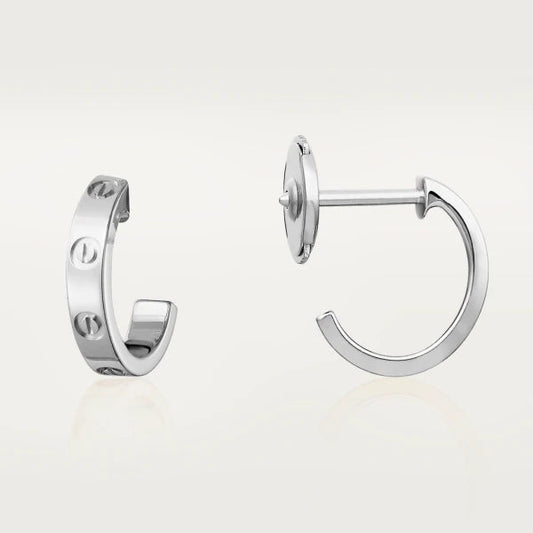 ¡®Aura Jewels¡¯LOVE EARRINGS 2.65MM SILVER