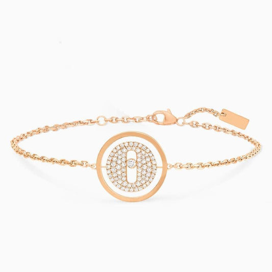 [Aura Jewels]LUCKY MOVE DIAMOND PAVED BRACELET