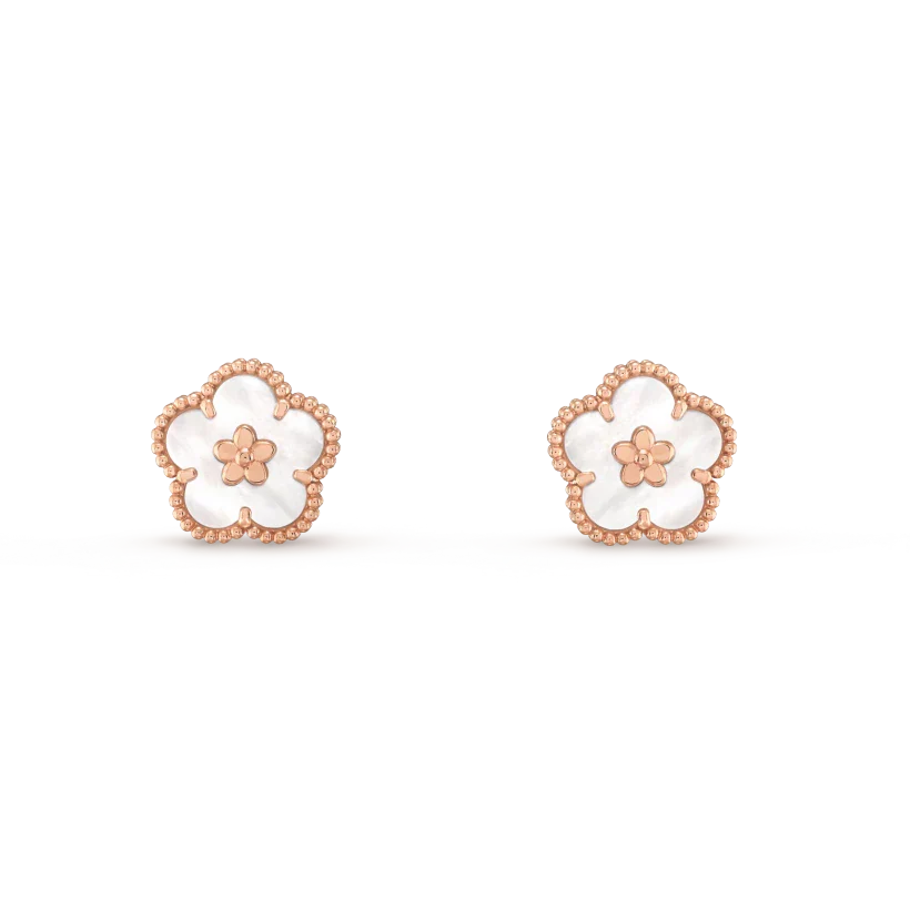 [Aura Jewels]LUCKY WHITE MOP EARRINGS