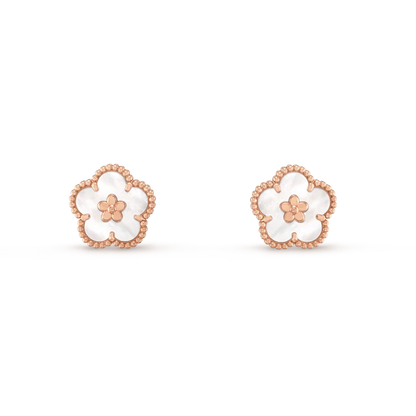 [Aura Jewels]LUCKY WHITE MOP EARRINGS