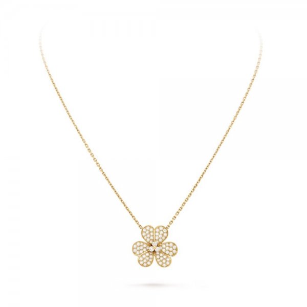 ¡®Aura Jewels¡¯FLOWER DIAMOND NECKLACE