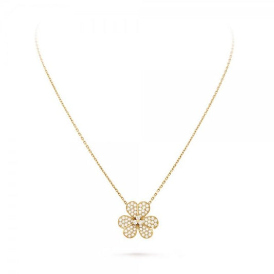 ¡®Aura Jewels¡¯FLOWER DIAMOND NECKLACE