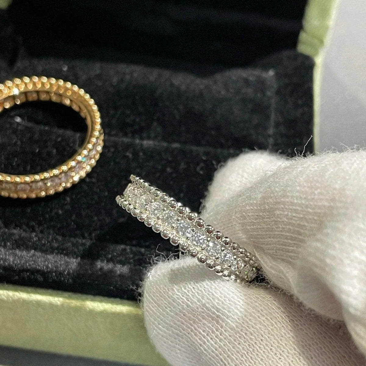 ¡®Aura Jewels¡¯PERLEE DIAMOND ROSE GOLD RING