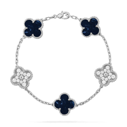 [Aura Jewels]New CLOVER 5 MOTIF PIETERSITE BRACELET COLLECTION