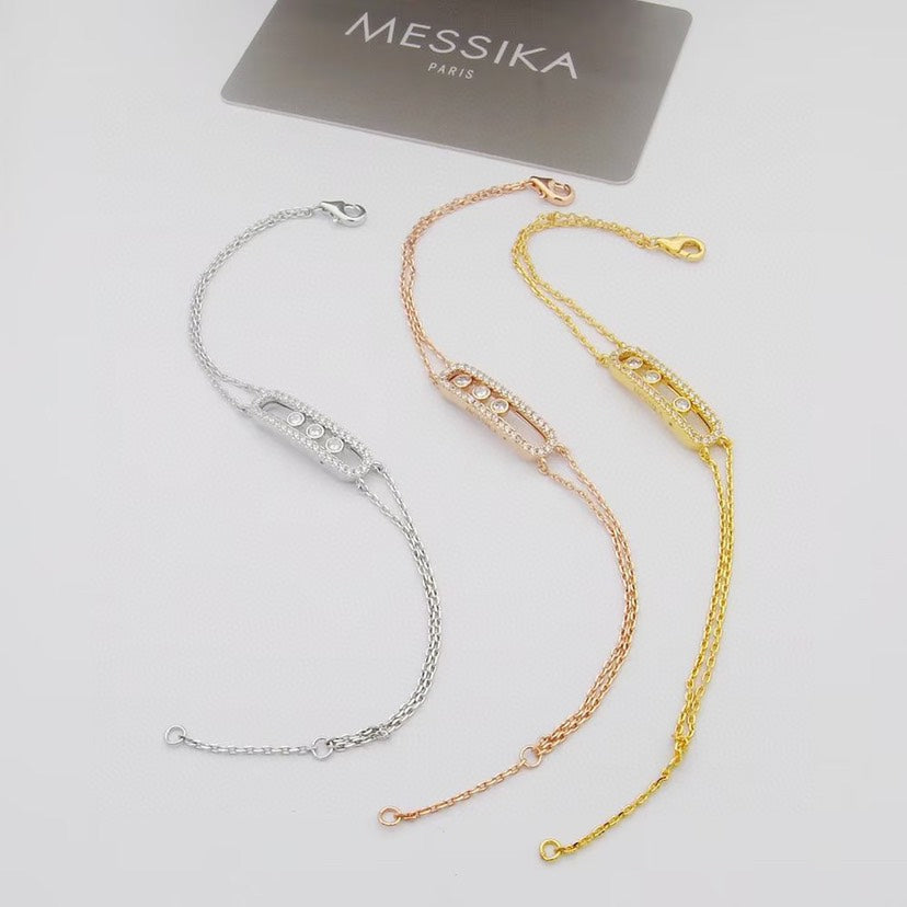 [Aura Jewels] Move Classique pavé bracelet