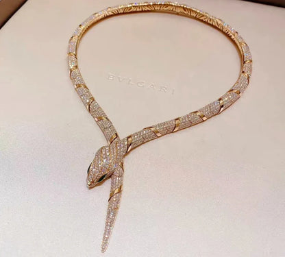[✨Aura Jewels✨]HAUTE COUTURE GOLD SERPENTI NECKLACE