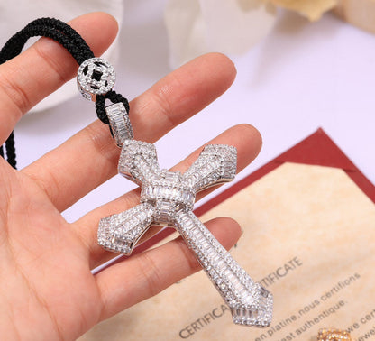 ¡®Aura Jewels¡¯Pave Cross Pendant Necklace