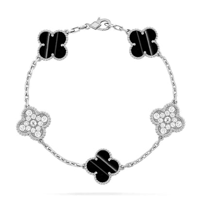 [Aura Jewels]New  CLOVER 5 MOTIF PULSAR STONE BRACELET COLLECTION