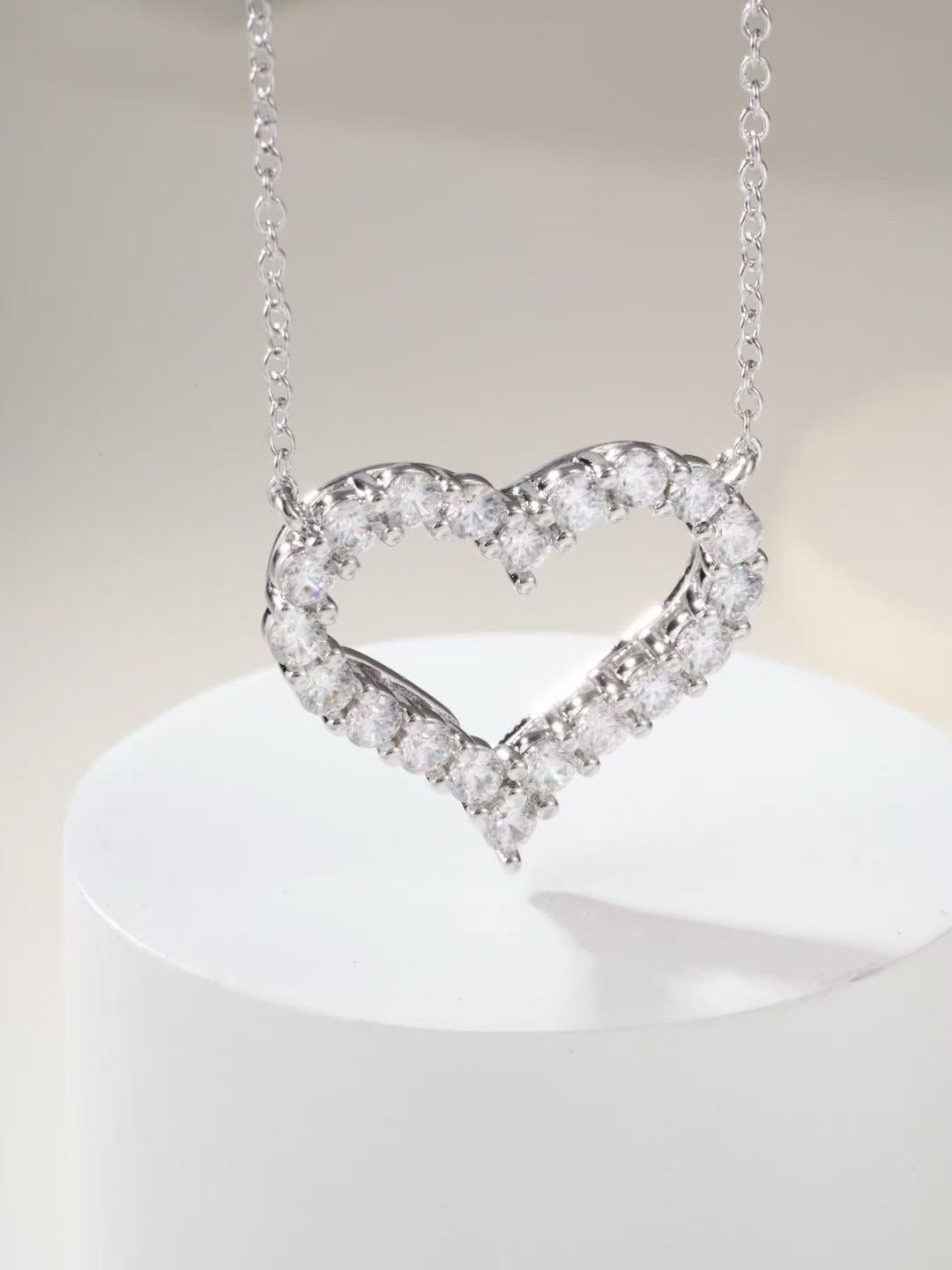 [Aura Jewels]T Family Heart Necklace