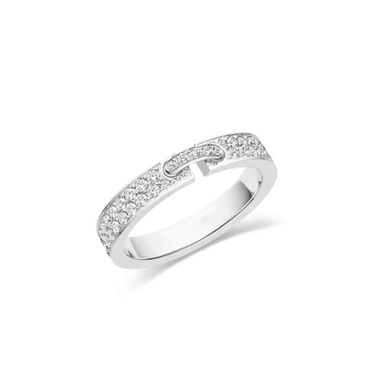 ¡®Aura Jewels¡¯ALLIANCE LIENS VIDENCE PAVED DIAMOND 4MM RING
