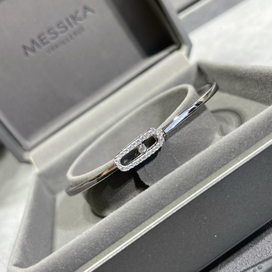 [Aura Jewels]Move Uno pavé flex bangle medium