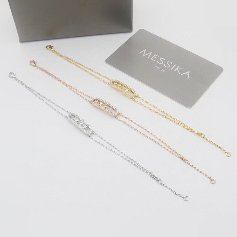 [Aura Jewels] Move Classique pavé bracelet