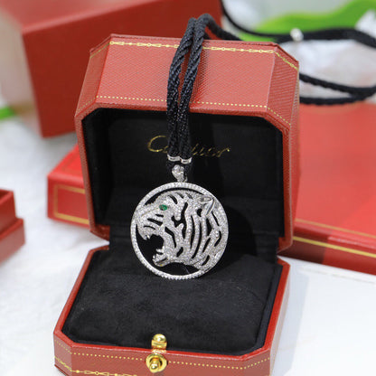 ¡®Aura Jewels¡ Openwork Tiger Cord Pendant Necklace