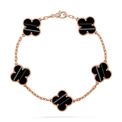 [Aura Jewels]New  CLOVER 5 MOTIF PULSAR STONE BRACELET COLLECTION