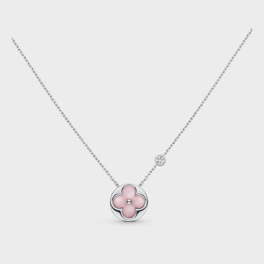 ¡®Aura Jewels¡¯SUN MOTIF PINK MOP SILVER BRACELET