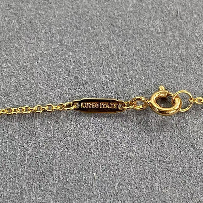 [Aura Jewels]T House Diamond-Studded Knot Necklace