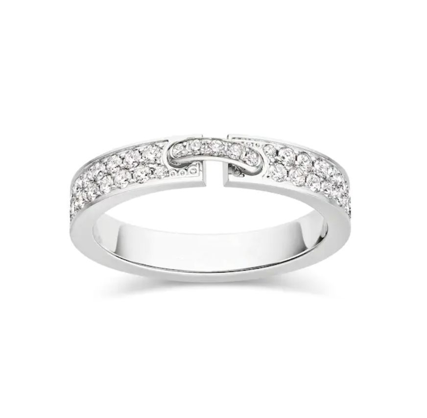 ¡®Aura Jewels¡¯ALLIANCE LIENS VIDENCE PAVED DIAMOND 4MM RING