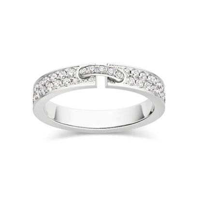 ¡®Aura Jewels¡¯ALLIANCE LIENS VIDENCE PAVED DIAMOND 4MM RING