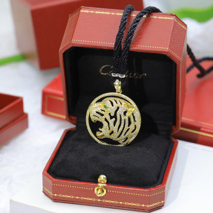 ¡®Aura Jewels¡ Openwork Tiger Cord Pendant Necklace
