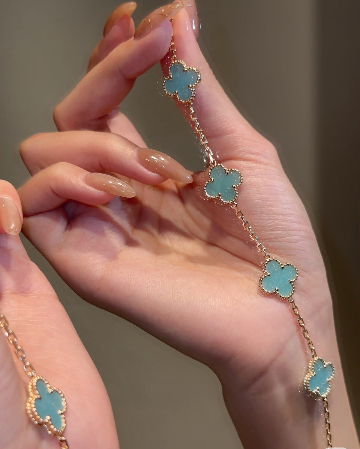 [Aura Jewels]Baby Blue Braided Bracelet