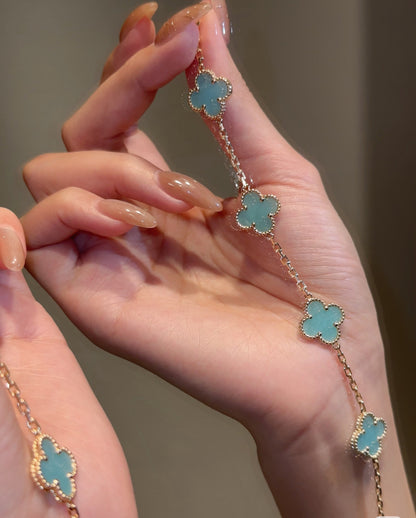 [Aura Jewels]Baby Blue Braided Bracelet