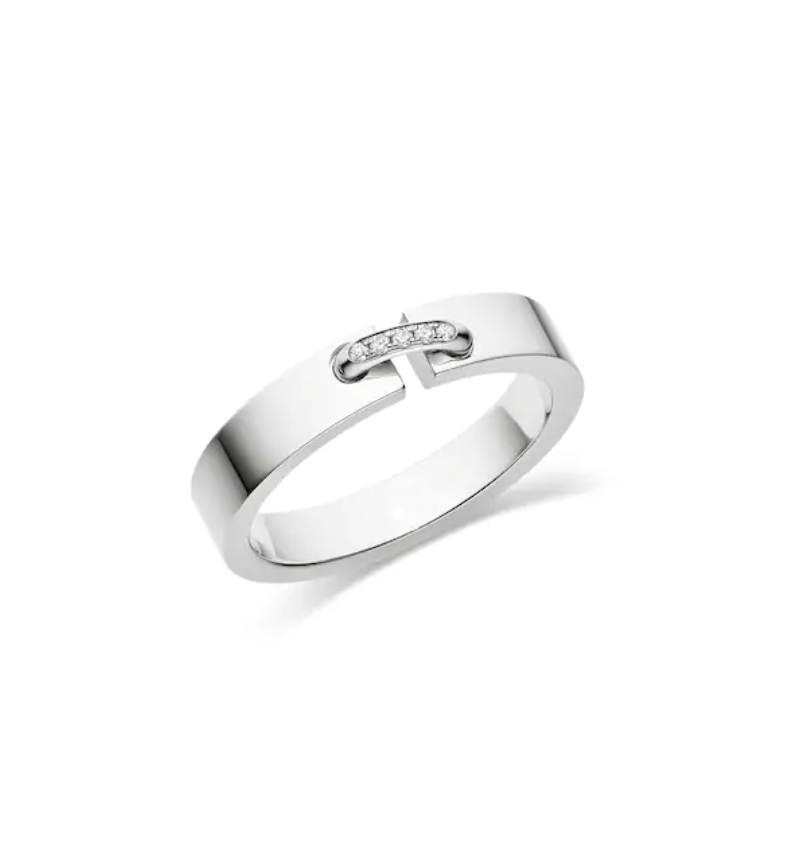 ¡®Aura Jewels¡¯ALLIANCE LIENS VIDENCE DIAMOND 4MM RING