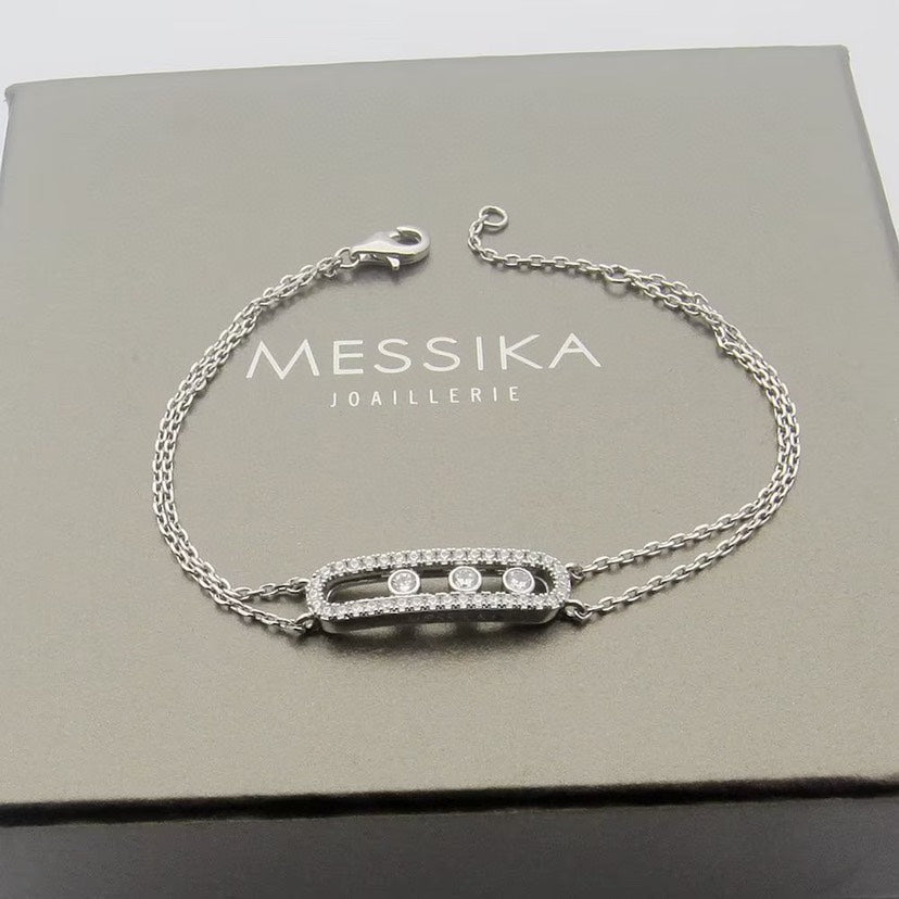 [Aura Jewels] Move Classique pavé bracelet