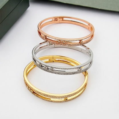 [Aura Jewels]Move Romane pavé bangle