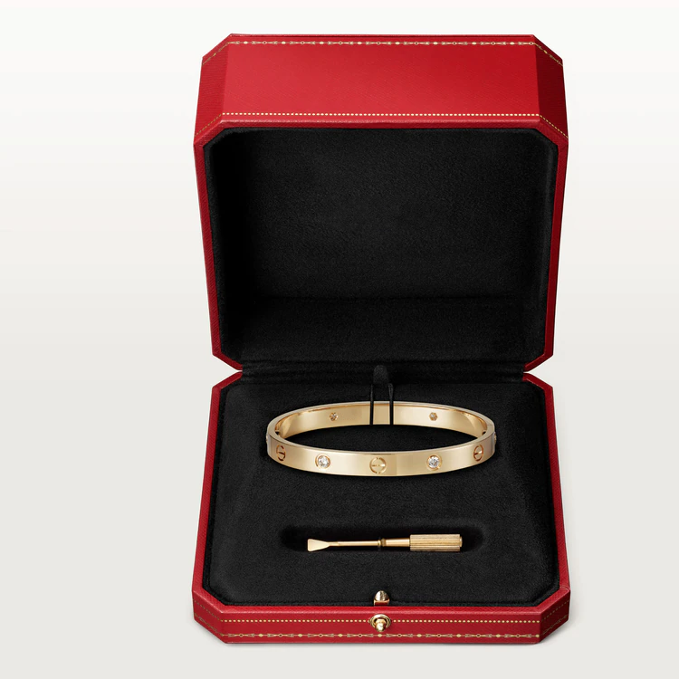 ¡®Aura Jewels¡¯LOVE BRACELET 6.1MM 4 DIAMONDS